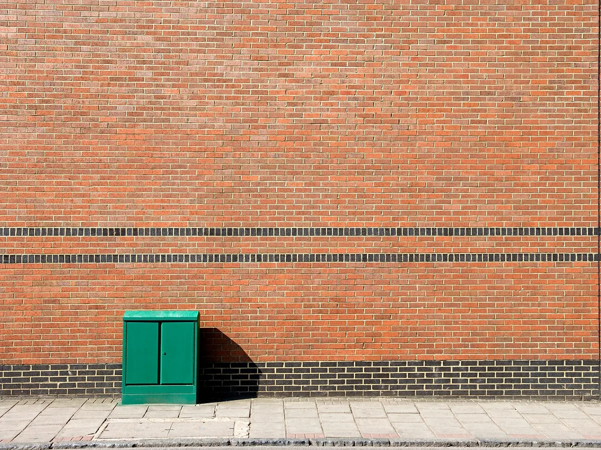 Clean brickwork after exterior cleaning